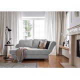 Miuform Svetlo siv ležalnik iz rebrastega žameta (desni kot) Chic Charlotte – | Shoptok.si