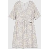 Marisse Viscose Dress With A Pink Belt | ePonuda.com