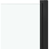  Sklopiva vrata za tuš-kabinu s 3 ploče ESG 130 x 138 cm crna | shoptok.hr