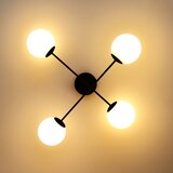  plafonski luster moon 4xE27/15W/230V, crne boje | Eponuda.com