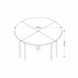 Hanah home Sto za dnevnu sobu Emma 8919 OUTLET | Eponuda.com