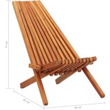 vidaXL Zložljivi zunanji počivalni stoli 2 kosa trden akacijev les | Shoptok.si