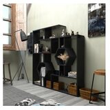 Hanah home Tamara Crna polica za knjige 134x134x22cm, Crna | Eponuda.ba