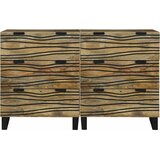  Set komoda 2 pcs Prirodna 120 x 33,5 x 75 cm Čvrsto drvo manga | shoptok.hr