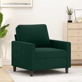  Fotelja tamnozelena 60 cm baršunasta | shoptok.hr