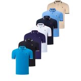 Dewberry SEVEN SET T8594 MENS T-SHIRT-BLACK-WHITE-NAVY-LIGHT BLUE-DARK BLUE-PURPLE-BEIGE cijene
