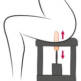 OV-Grosshandel The Banger Sit-On-Climaxer - mrežni seks stroj (crni) | shoptok.hr