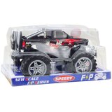 King terensko vozilo s pogonom na stražnje kotače s crvenom i crnom bojom 27 cm | shoptok.hr