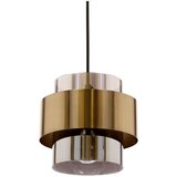 Candellux Lighting Crna viseća svjetiljka sa staklenim sjenilom ø 18 cm Spiega – | shoptok.hr