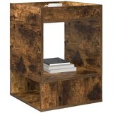  Stranska miza Dimljeni oreh 40 x 40 x 56 cm Konstruiran les, (5000201932) | Shoptok.si