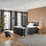 Mömax Boxspring Postelja Mali New, Črna, 140x200 | Shoptok.si