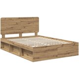  Konstrukcija postelje Oreh 150 x 200 cm Masivno borovo les, (5000103093) | Shoptok.si