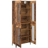 vidaXL Highboard Zidne Staro drvo 69,5 x 34 x 180 cm Konstruirano drvo | shoptok.hr