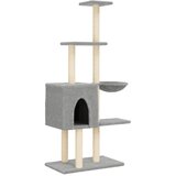  Penjalica za mačke sa stupovima za grebanje svjetlosiva 145 cm | shoptok.hr