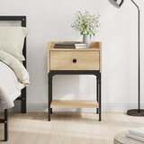 vidaXL Nočna mizica sonoma hrast 40,5x31x60 cm inženirski les | Shoptok.si