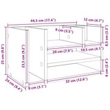  Organizator za stol bijeli 44,5 x 24 x 25 cm konstruirano drvo | shoptok.hr