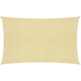 Senčno jadro 160 g/m² bež 3x6 m HDPE | Shoptok.si