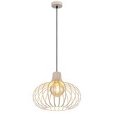 Globo 33370119 - Luster na sajli MATEO 1xE27/40W/230V bež | Eponuda.com