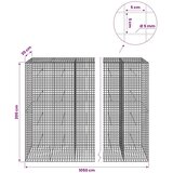  Gabion s žicom debljine 5 mm i mrežom 5x5 cm 1050x30x200 cm - 30 cm 200 cm 1050 cm | shoptok.hr