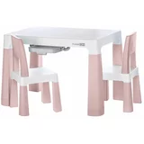 Freeon Neo stol i dvije stolice Neo, roza