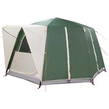 Šator za 6 osoba s krovom s pohranom Zelena 425 x 396 x 222 cm | shoptok.hr