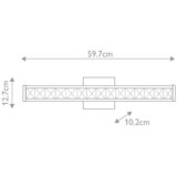 Elstead Lighting STENSKA SVETILKA ZA KOPALNICO Jessie 59.7/12.7/10.2 cm 2700 K | Shoptok.si