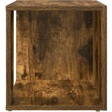  Bočni stolić dimljeni hrast 33 x 33 x 34,5 cm konstruirano drvo | shoptok.hr
