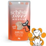 Schesir silver Salmon&Chicken In Mousse 80g, Vlažna Hrana Sa Piletinom i Lososom | ePonuda.com