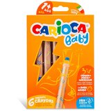 Carioca Baby 3IN1 Crayons 1+ - 6 kos. | Shoptok.si