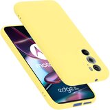 Cadorabo Ohišje združljiv z Motorolo v tekoči rumeni - zaščitni pokrov iz fleksibilnega silikona TPU, (20694814) | Shoptok.si