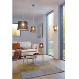 Eglo Sendero visilica/1, e27, ø450, tamno smeđa/nikl-mat | shoptok.hr