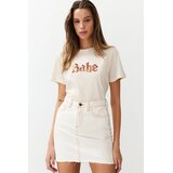 TRENDYOLMILLA Ženska majica TWOSS24TS00045, Bež | Eponuda.com