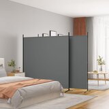 vidaXL Paravan 3-delni antracit 525x180 cm blago Cene