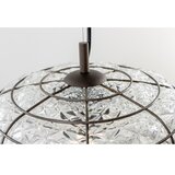  SIRU - Visilica na sajli TERRA 1xE27/60W/230V crno/prozirno venecijansko staklo | Eponuda.com