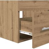 vidaXL Set namještaja za kupaonicu 2 pcs Crni hrast 41 x 38.5 x 48 cm | shoptok.hr