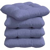 vidaXL Sedežne blazine 4 pcs Jeans modra 40 x 40 x 12 cm blago, (5000111664) | Shoptok.si
