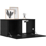  Komplet TV omaric 8 pcs 120 x 30 x 30 cm Črni hrast, (5000247650) | Shoptok.si