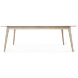 Furnhouse Raztegljiva jedilna miza z mizno ploščo v hrastovem dekorju v naravni barvi 105x220 cm Porto – | Shoptok.si