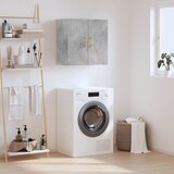 Maison Chic Stenska omarica - Zidna omarica betonsko siva 60x31x60 cm inženirski les iu95, (22062475) | Shoptok.si
