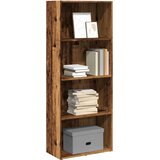  Regal za knjige boja starog drva 60x30x152 cm konstruirano drvo | Shoptok.si