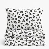 Mila Home Bela/siva posteljnina za zakonsko posteljo/podaljšana z rjuho/4-delna 200x220 cm Modern – | Shoptok.si