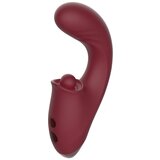 CHISA NOVELTIES Chisa Kissen Tide Vibration + Thrusting + Tapping Tip Red | Shoptok.si