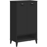Furnova Omarica za čevlje VIKEN črna inženirski les, (21955538) | Shoptok.si