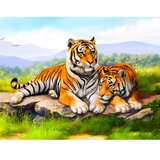 Magic Toys diamantna sestavljanka: komplet za diamantno slikanje tigrov 40x50 cm Cene