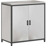  Kuhinjski set za pohranu 3 pcs Srebrna 240 x 50 x 92 cm | shoptok.hr