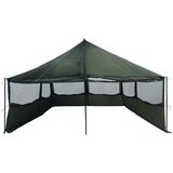  Obiteljski šator s krovom Vojska zelena 600 x 400 x 268 cm | Eponuda.com