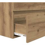 vidaXL Set namještaja za kupaonicu 3 pcs Crni hrast 60 x 38.5 x 45 cm | shoptok.hr