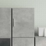 vidaXL Stenska omarica betonsko siva 30x42,5x40 cm inženirski les | Shoptok.si