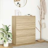 vidaXL Komoda sonoma hrast 80x35x99 cm inženirski les | Shoptok.si