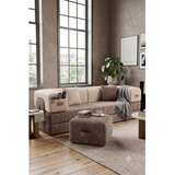 Atelier Del Sofa Duo trosed na razvlačenje 200 cm, mink / krem Cene